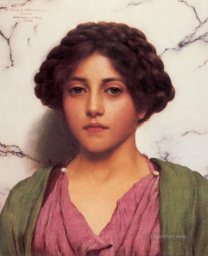 Belleza clásica 1909Una dama neoclásica John William Godward Pinturas al óleo